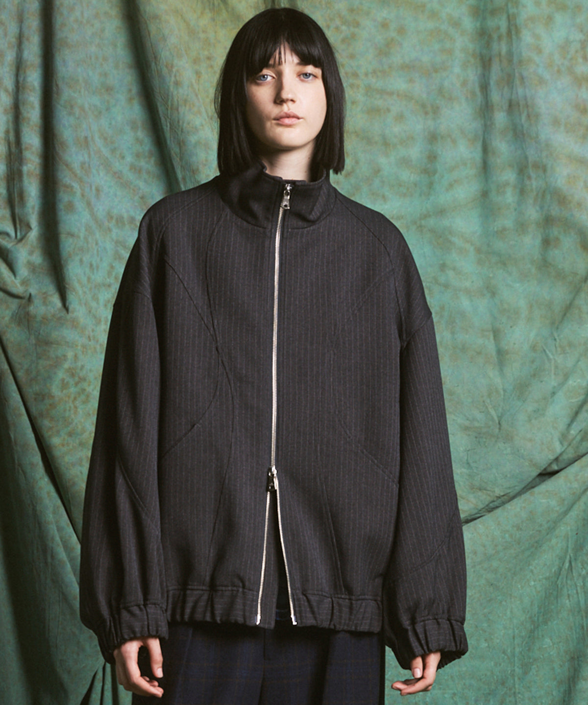 【26AW PRE-ORDER】Curve Switching Prime-Over Stand Collar Blouson