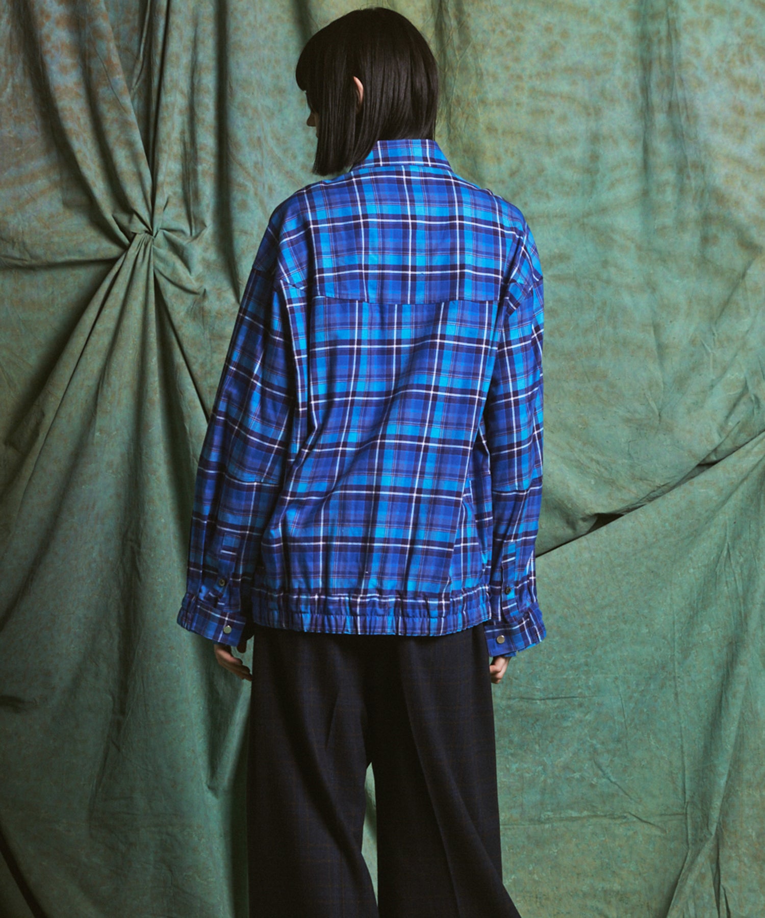[Italian Dead Stock Fabric] Prime-Over Regular Collar Long Sleeve Shirt