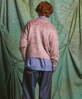 【26AW PRE-ORDER】シャギーニットプライムオーバークルーネックセーター