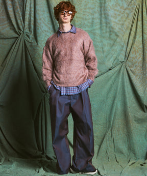 【26AW PRE-ORDER】120/2/2 Suvin Cotton Gabardine Prime-Wide Two-Tuck Pants