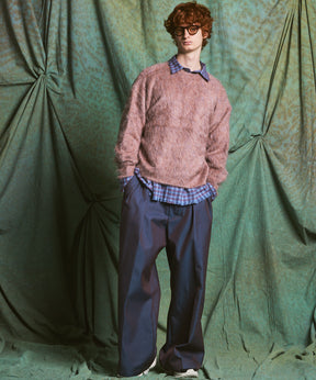 [Italian Dead Stock Fabric] Prime-Over Regular Collar Long Sleeve Shirt