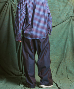 【26AW PRE-ORDER】120/2/2 Suvin Cotton Gabardine Prime-Wide Two-Tuck Pants