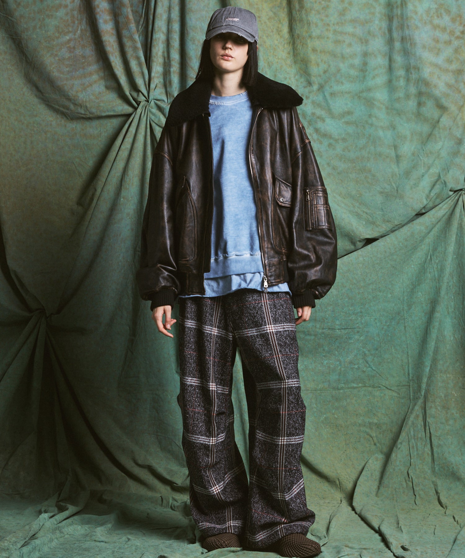 【26AW PRE-ORDER】【Italian Dead Stock Fabric】プライムワイドリラックススノーパンツ