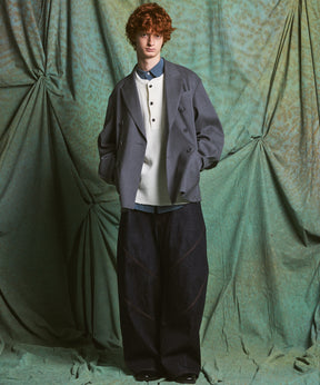 【26AW PRE-ORDER】Ovoid Silhouette Prime-Wide Denim Pants