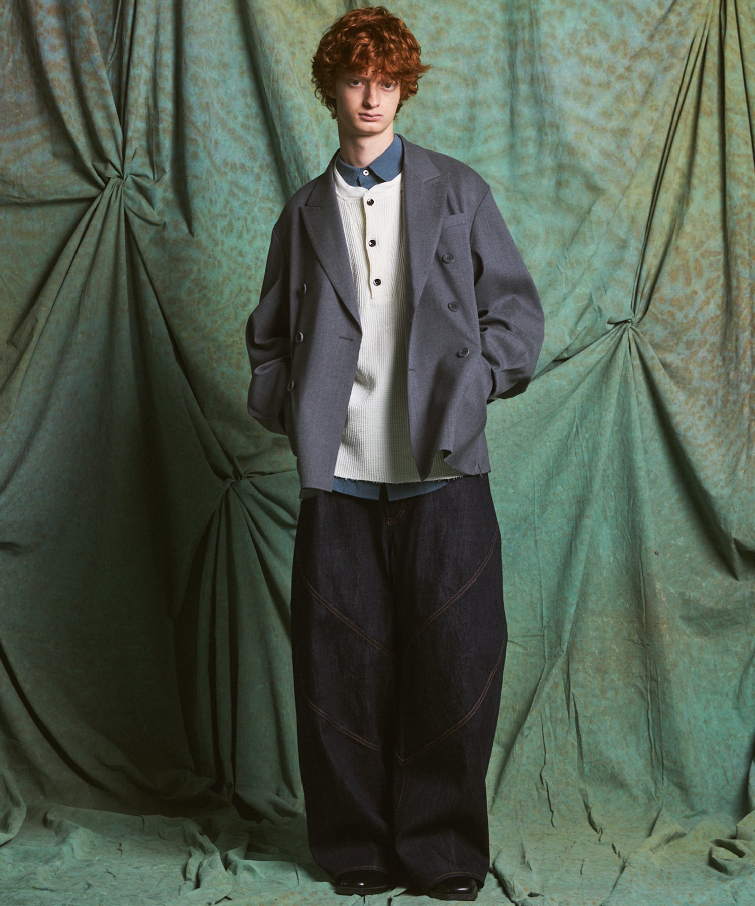 26AW PRE-ORDER】Ovoid Sleeve Prime-Over Single Breasted 2B Tailored Ja
