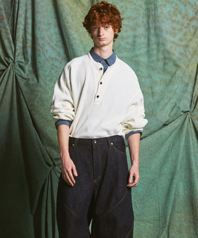 【26SS PRE-ORDER】Airy Striped Gabardine Prime-Over Short-sleeved Shirt