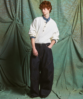 【26AW PRE-ORDER】Ovoid Silhouette Prime-Wide Denim Pants
