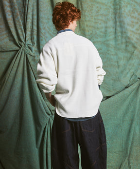 【26SS PRE-ORDER】Airy Striped Gabardine Prime-Over Short-sleeved Shirt
