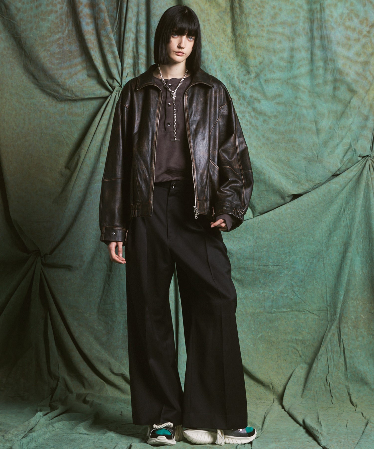 【26AW PRE-ORDER】【Ermenegildo Zegna Fabric】Prime-Wide Two-tuck Trousers