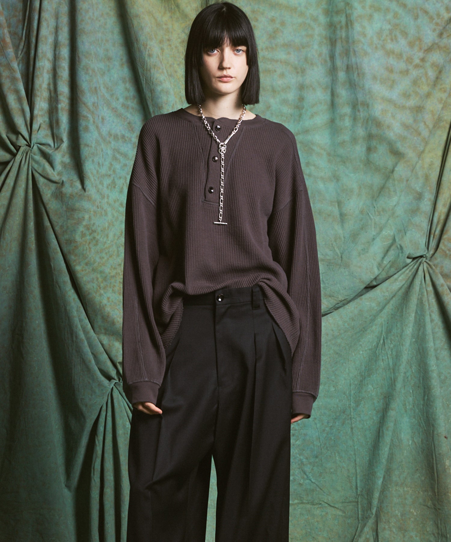 【26SS PRE-ORDER】Airy Striped Gabardine Prime-Over Short-sleeved Shirt