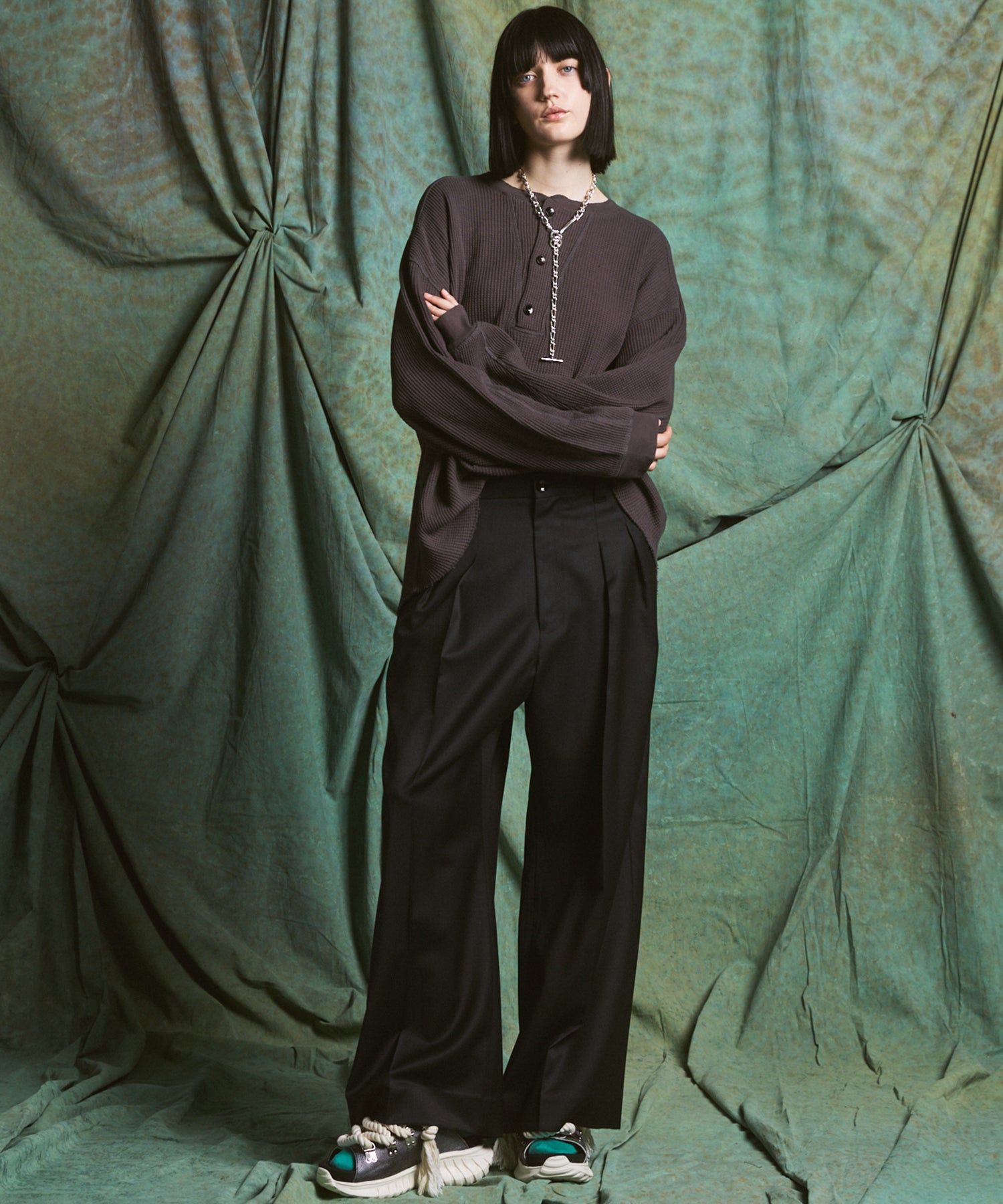 【26SS PRE-ORDER】Airy Striped Gabardine Prime-Over Short-sleeved Shirt