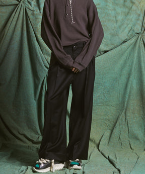 【26AW PRE-ORDER】【Ermenegildo Zegna Fabric】Prime-Wide Two-tuck Trousers