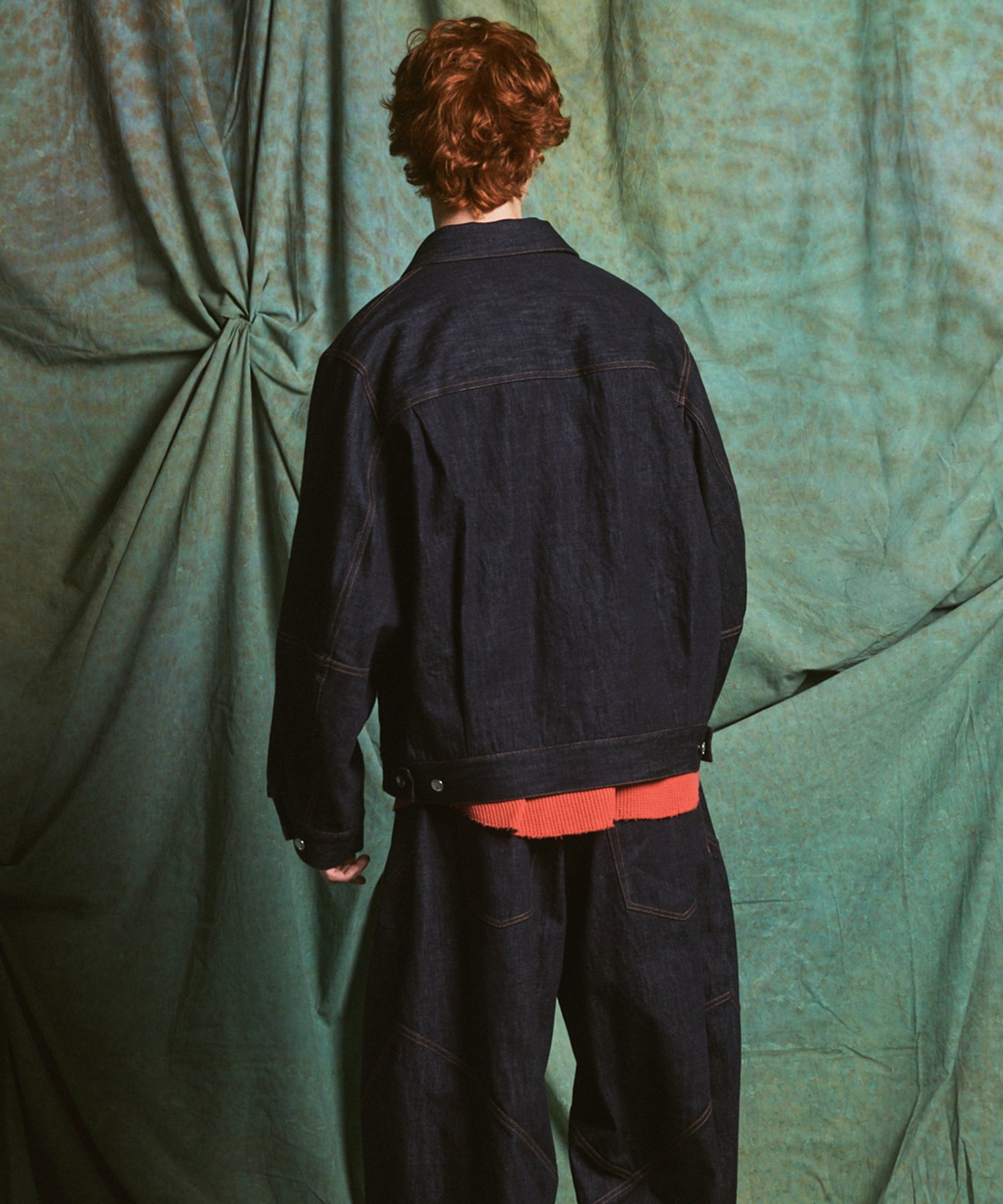 【26AW PRE-ORDER】Ovoid Sleeve Prime-Over Trucker Jacket