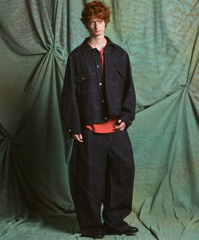 【26AW PRE-ORDER】Ovoid Silhouette Prime-Wide Denim Pants