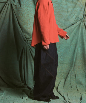 【26AW PRE-ORDER】Ovoid Silhouette Prime-Wide Denim Pants