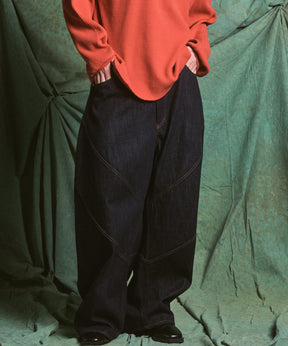 【26AW PRE-ORDER】Ovoid Silhouette Prime-Wide Denim Pants