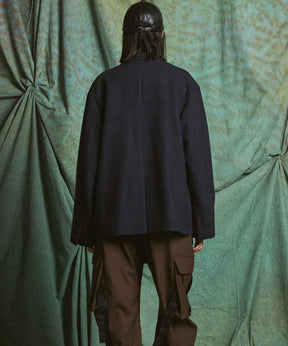 [Italian Dead Stock Fabric] Prime-Over Regular Collar Long Sleeve Shirt