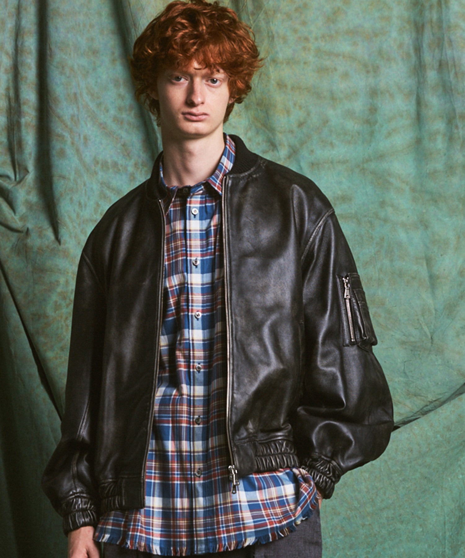 【26AW PRE-ORDER】Sheep Leather Prime-Over MA-1