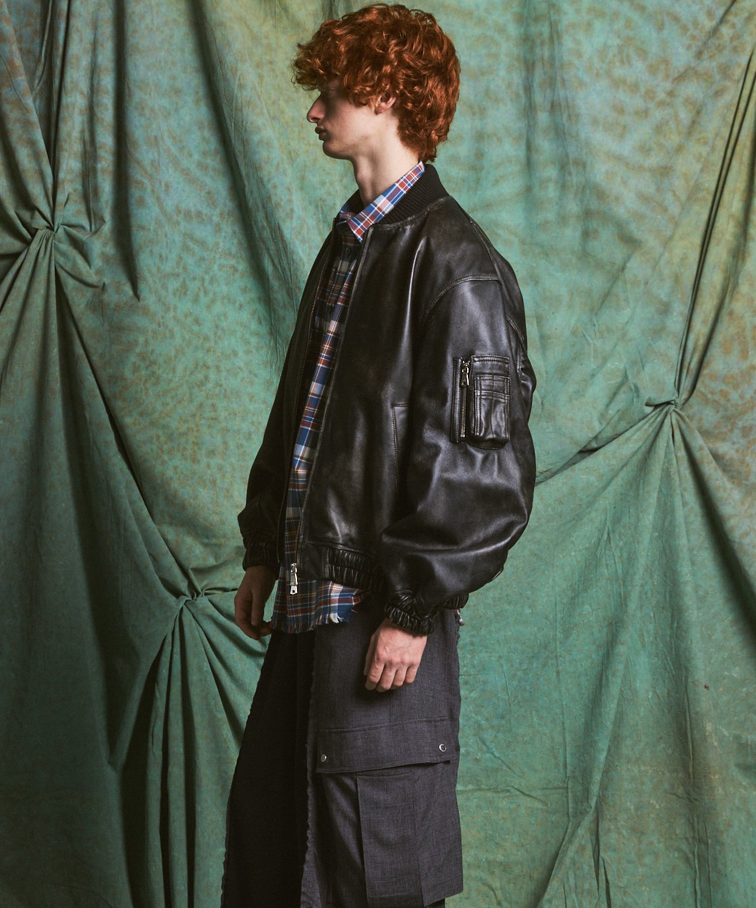 【26AW PRE-ORDER】Sheep Leather Prime-Over MA-1