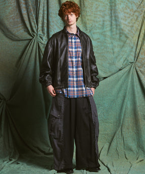 [Italian Dead Stock Fabric] Prime-Over Regular Collar Long Sleeve Shirt