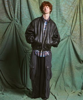【26AW PRE-ORDER】Sheep Leather Prime-Over MA-1