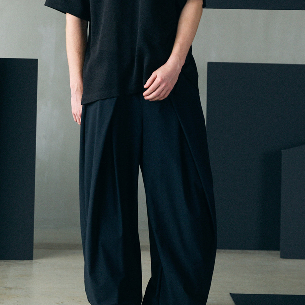 26SS PRE-ORDER】Comfortable Clothes Prime-Wide HAKAMA Tuck Pants