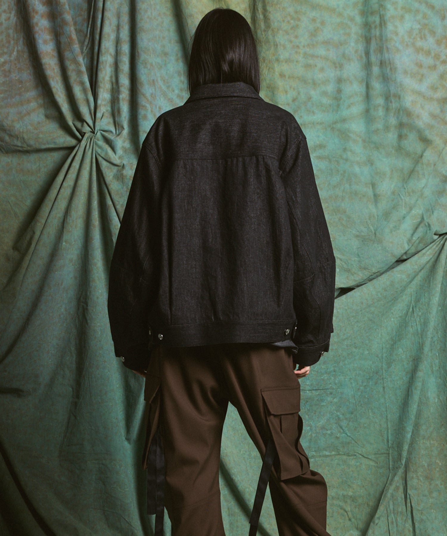 【26AW PRE-ORDER】Ovoid Sleeve Prime-Over Trucker Jacket