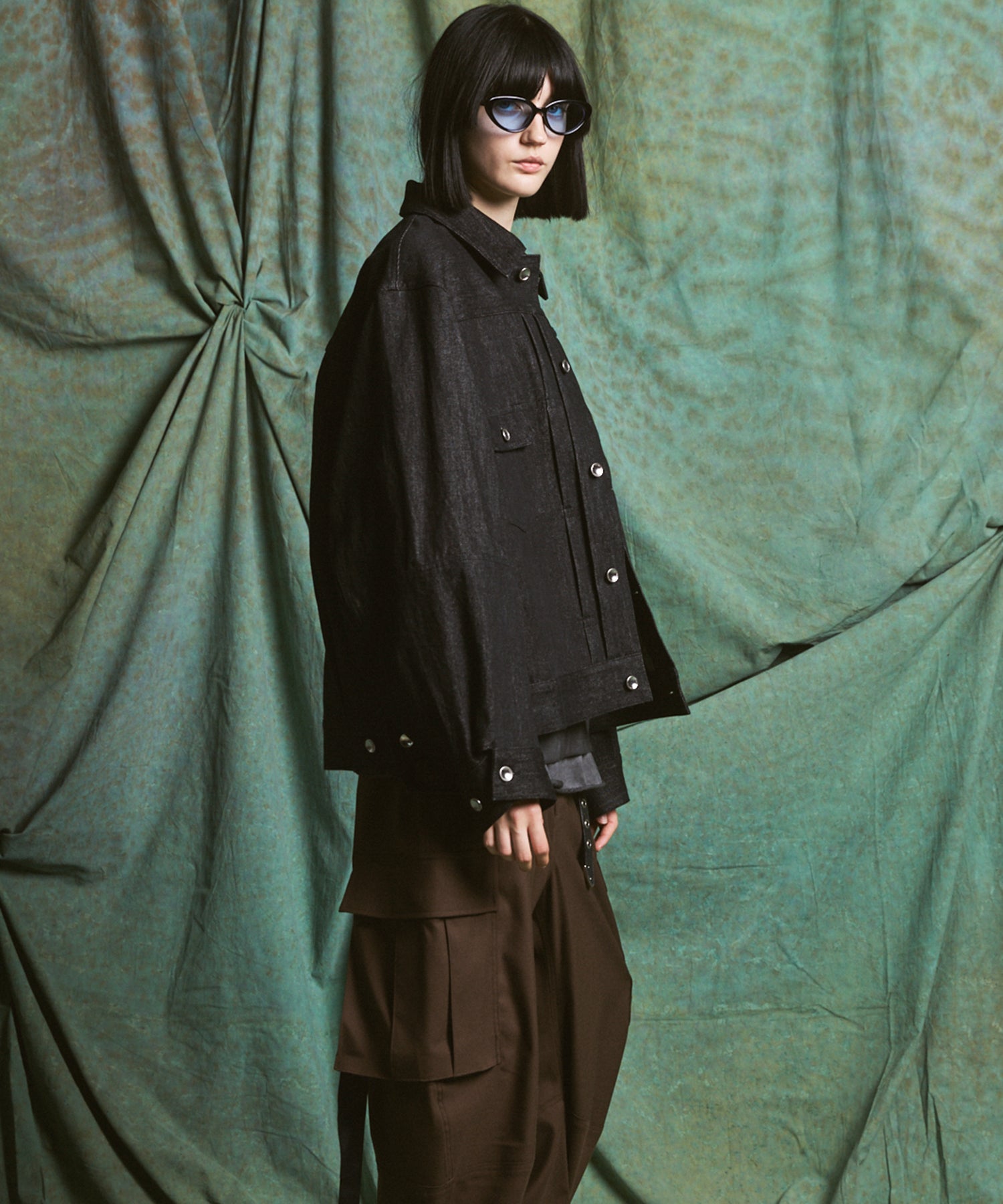 【26AW PRE-ORDER】Ovoid Sleeve Prime-Over Trucker Jacket