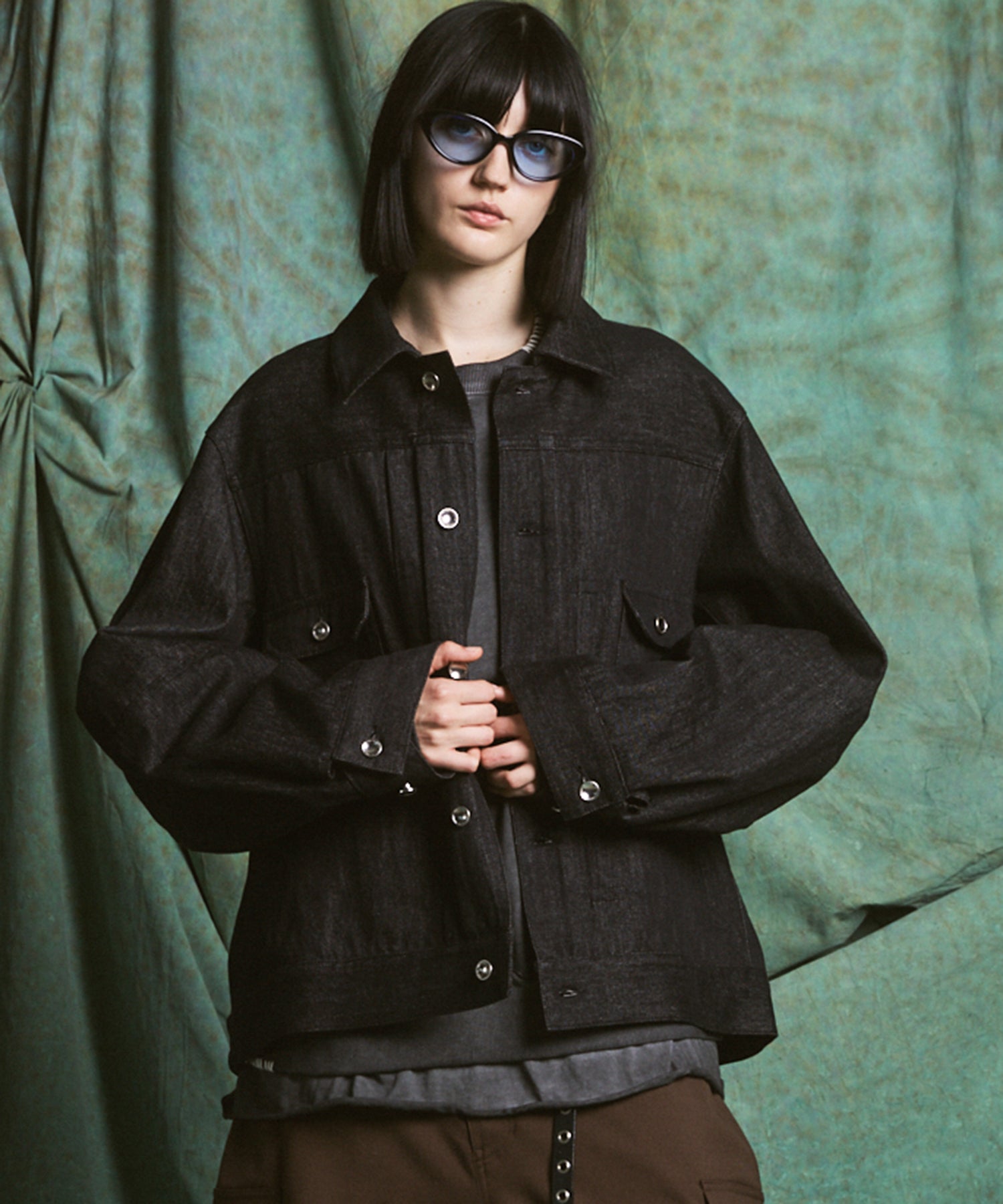 【26AW PRE-ORDER】Ovoid Sleeve Prime-Over Trucker Jacket