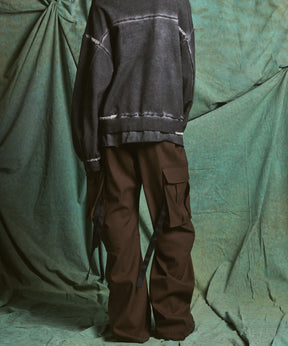 【26AW PRE-ORDER】Banana Curve Silhouette Prime-Wide Cargo Trousers