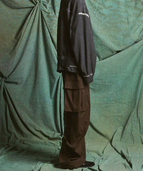 【26AW PRE-ORDER】Banana Curve Silhouette Prime-Wide Cargo Trousers