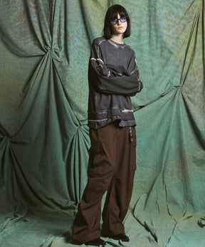 【26AW PRE-ORDER】Banana Curve Silhouette Prime-Wide Cargo Trousers