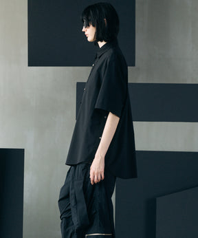[26SS PRE-ORDER] Airy Striped Gabardine Prime-Over Short-sleeved Shirt