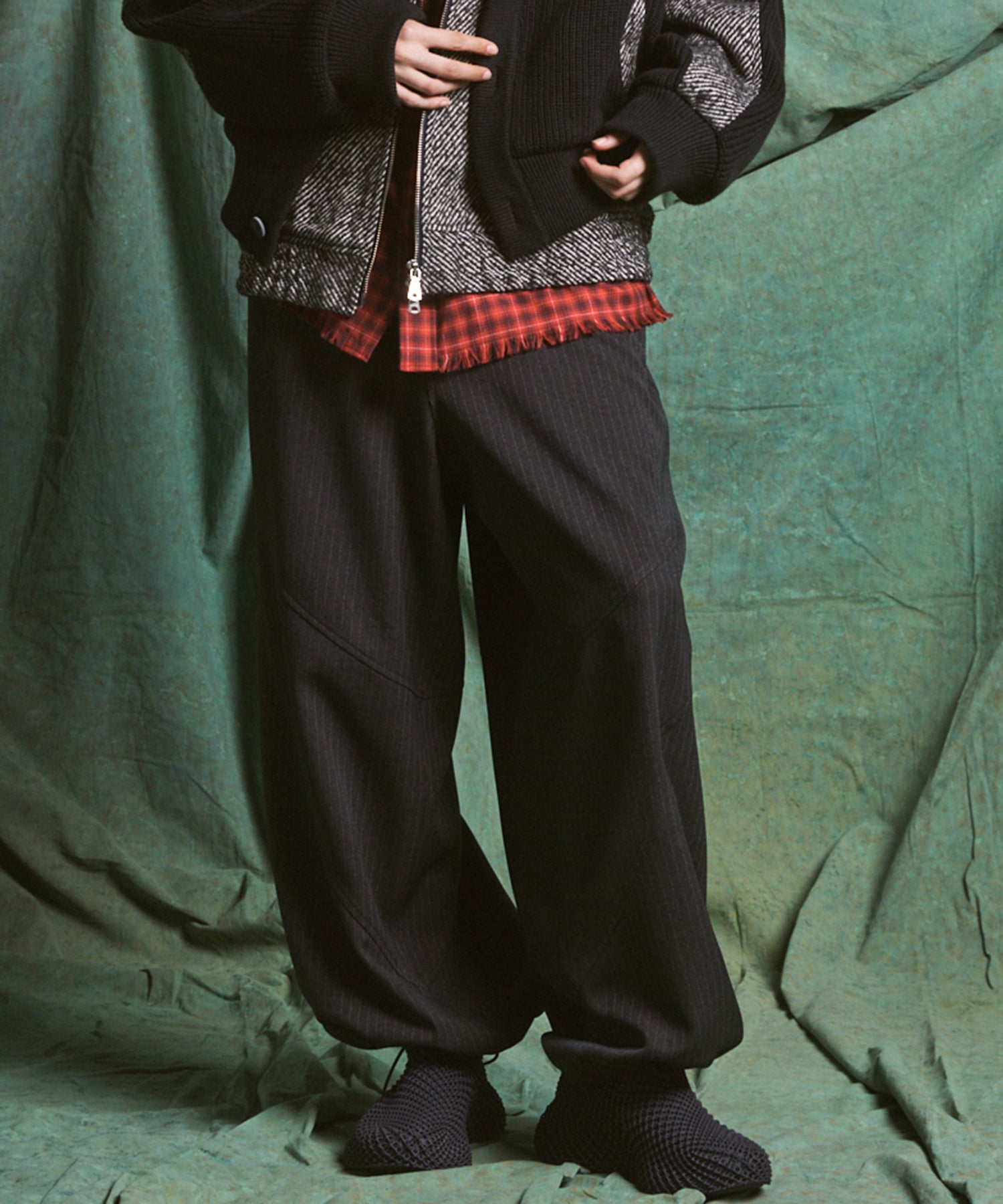 26AW PRE-ORDER Curve Switching Prime-Wide Pants