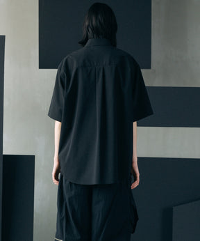 [26SS PRE-ORDER] Airy Striped Gabardine Prime-Over Short-sleeved Shirt