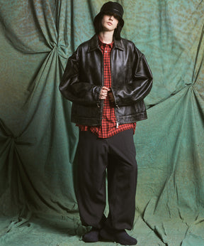 [Italian Dead Stock Fabric] Prime-Over Regular Collar Long Sleeve Shirt
