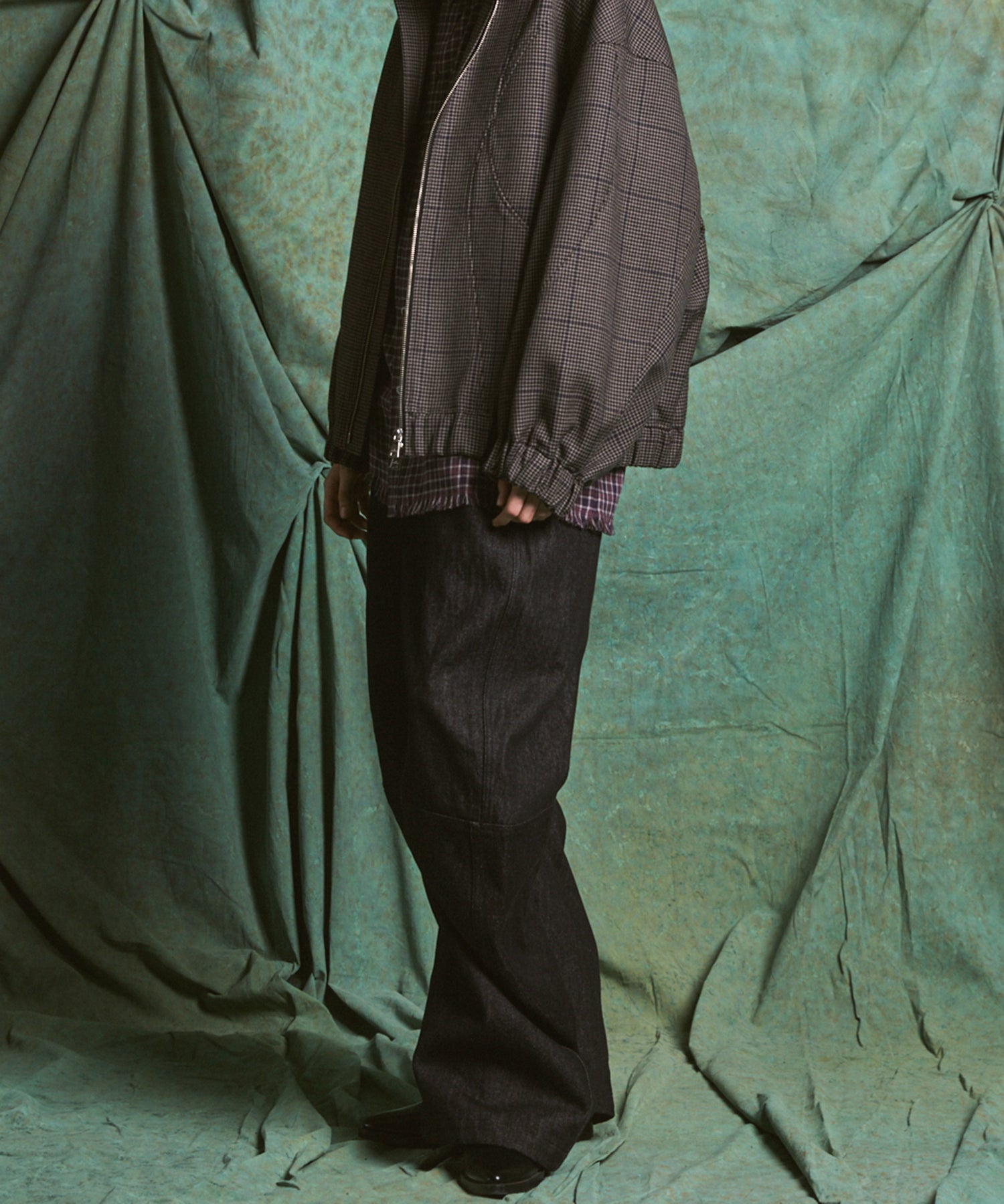 【26AW PRE-ORDER】Banana Curve Silhouette Prime-Wide Denim Pants