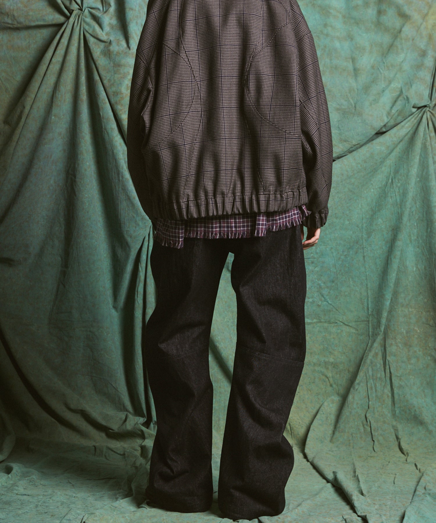 【26AW PRE-ORDER】Banana Curve Silhouette Prime-Wide Denim Pants