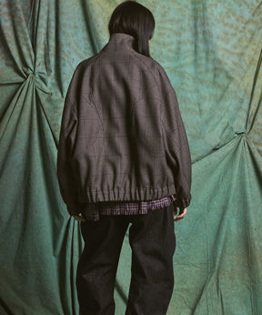 【26AW PRE-ORDER】【イタリアンデッドストックファブリック】プライムオーバーカーブ切り替えスタンドブルゾン