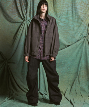 【26AW PRE-ORDER】Banana Curve Silhouette Prime-Wide Denim Pants
