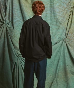 【26AW PRE-ORDER】TW Drapery Gabardine Prime-Over Ovoid Sleeve Shirt
