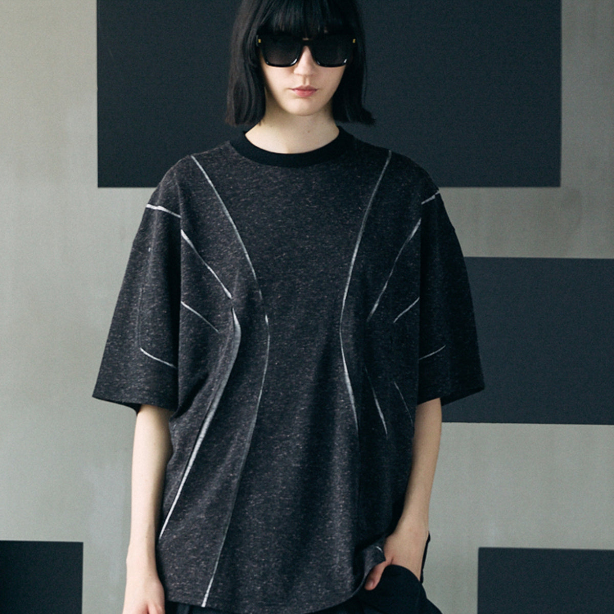 26SS PRE-ORDER】Slab Mix Jersey Prime-Over TSUGIHAGI T-shirt