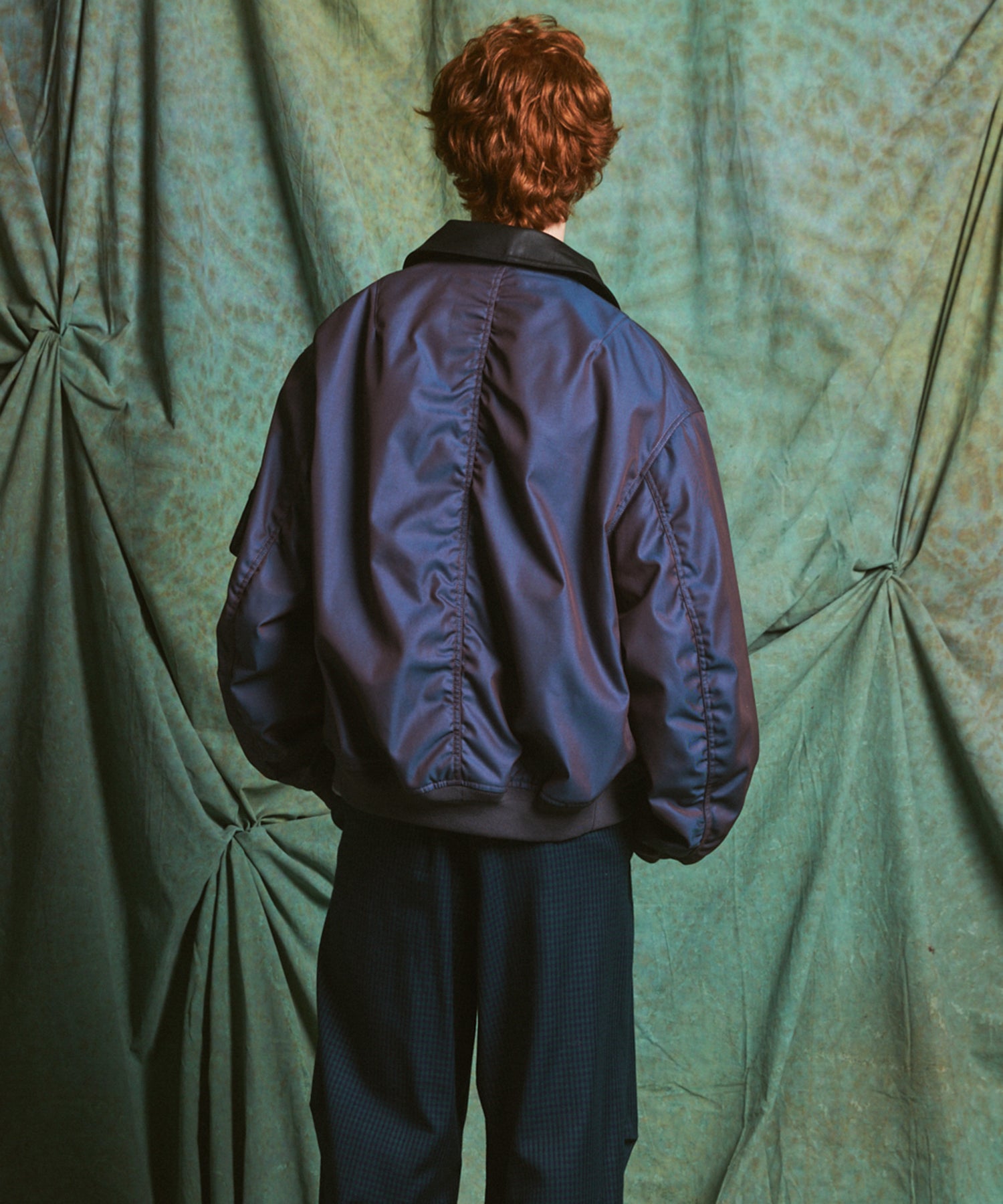 Different Materials Layering Prime-Over Trucker Jacket