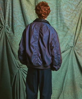 Different Materials Layering Prime-Over Trucker Jacket