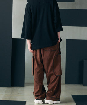 [26SS PRE-ORDER] Airy Striped Gabardine Prime-Wide Two-tuck Pants