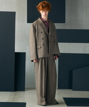 [Italian Dead Stock Fabric] Prime-Over Regular Collar Long Sleeve Shirt