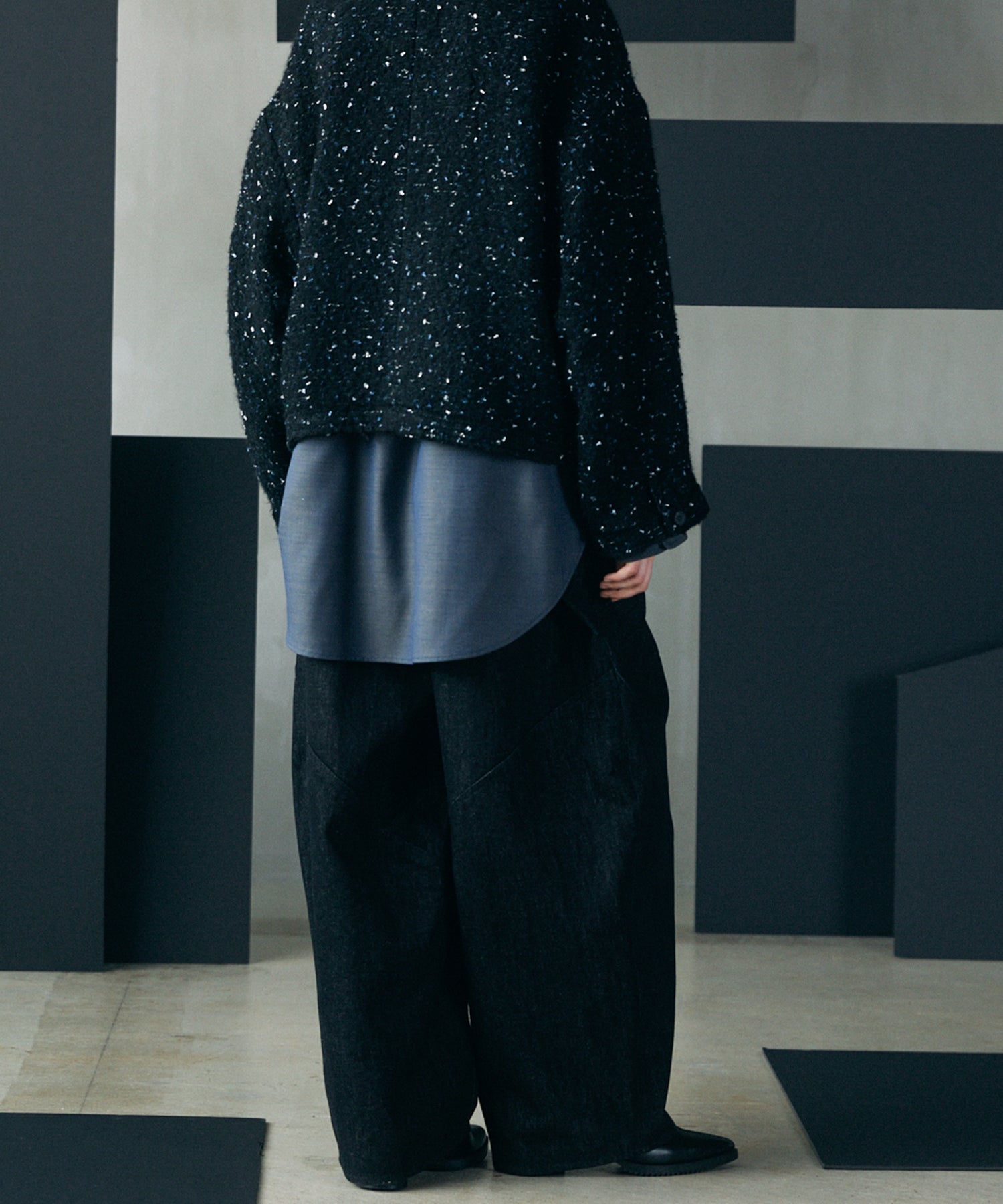 【26AW PRE-ORDER】Ovoid Silhouette Prime-Wide Denim Pants