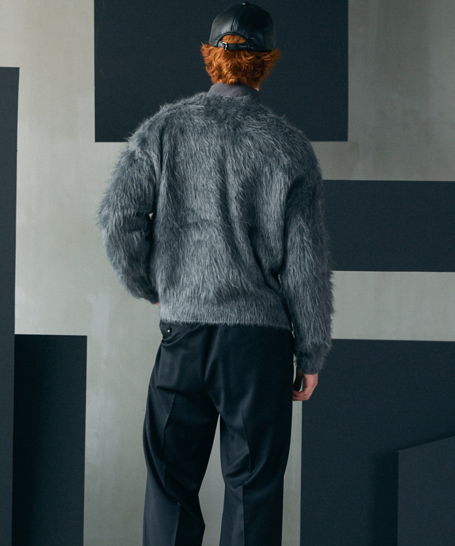 【26AW PRE-ORDER】シャギーニットプライムオーバークルーネックセーター