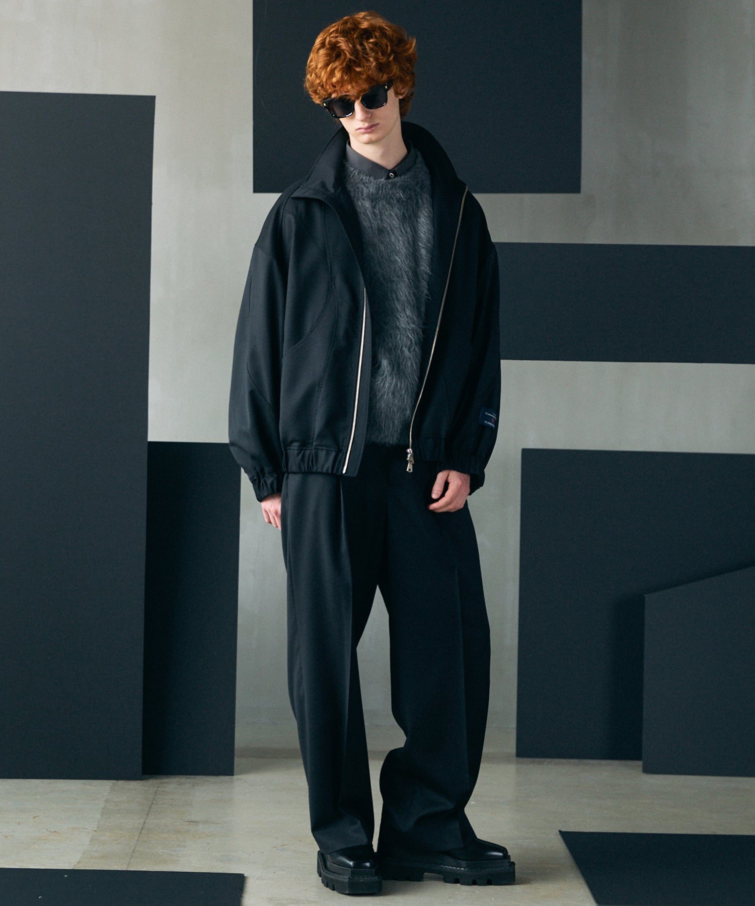 【26AW PRE-ORDER】【Ermenegildo Zegna Fabric】Prime-Over Stand-Collar Blouson