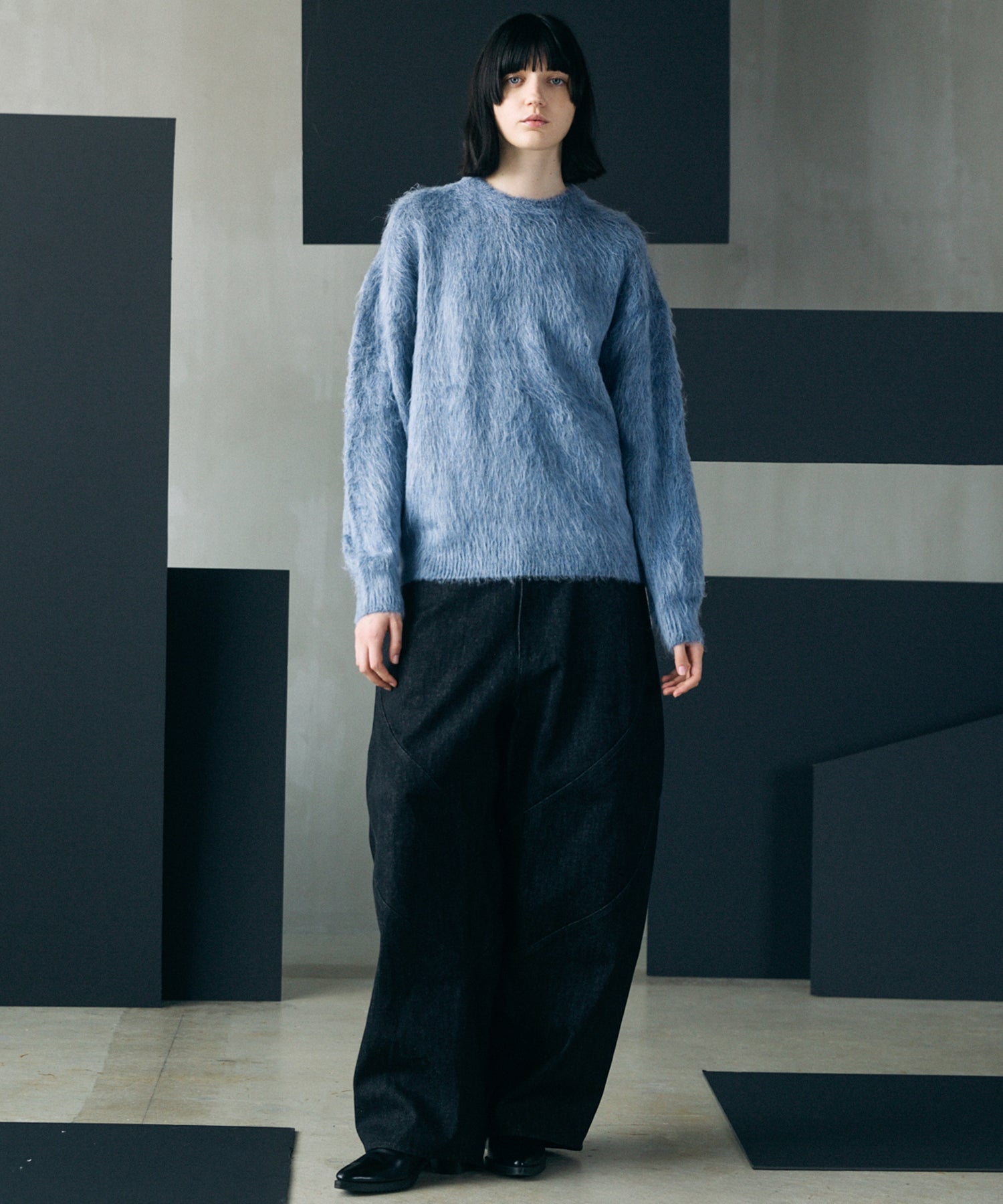 【26AW PRE-ORDER】Ovoid Silhouette Prime-Wide Denim Pants